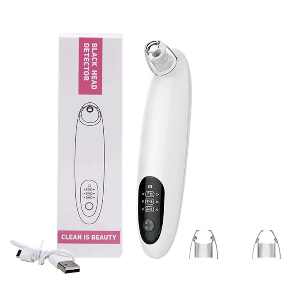 Electric Blackhead Remover Needles Acne Black Spot Extractor Vacuum Suction Deep Cleansing Machine Exfoliating Pore Cleaner | Красота и