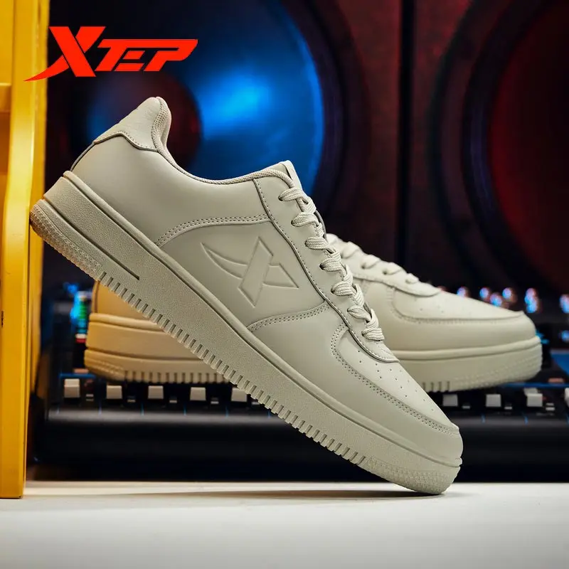 Xtep Men's Skateboard Sneaker Shoes Winter Skateboarding Sports Non-slip Comfortable Male Student 880119315135 | Спорт и