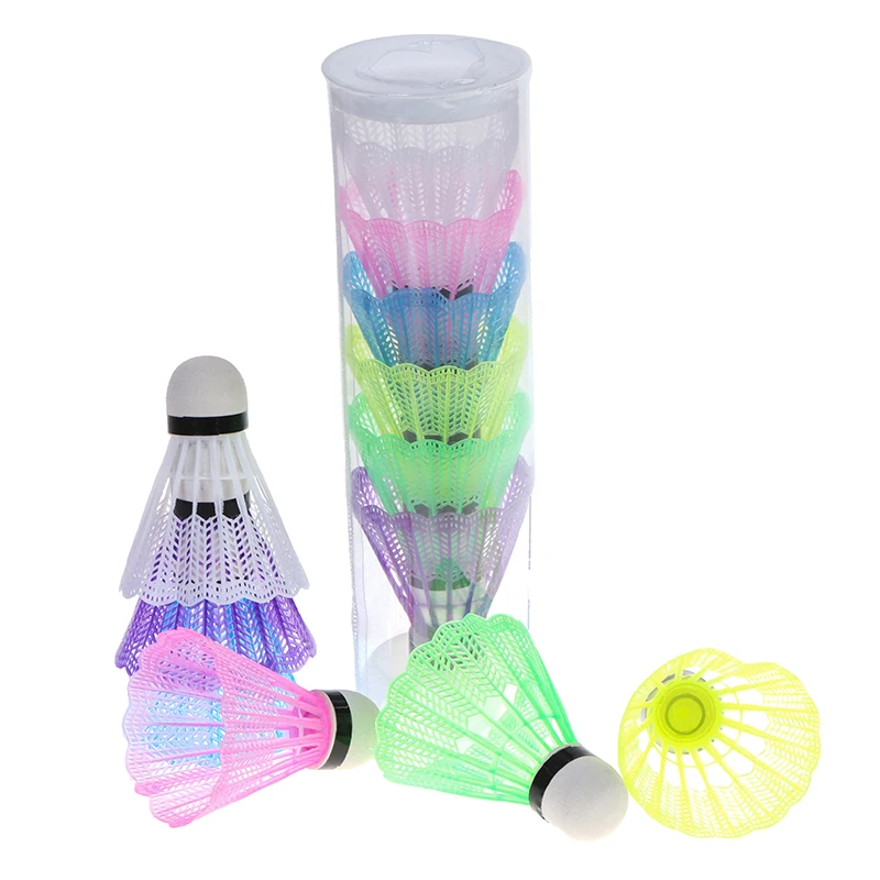 

6pcs Colorful Badminton Balls Portable Shuttlecocks Products Sport Training Train Outdoor Supplies