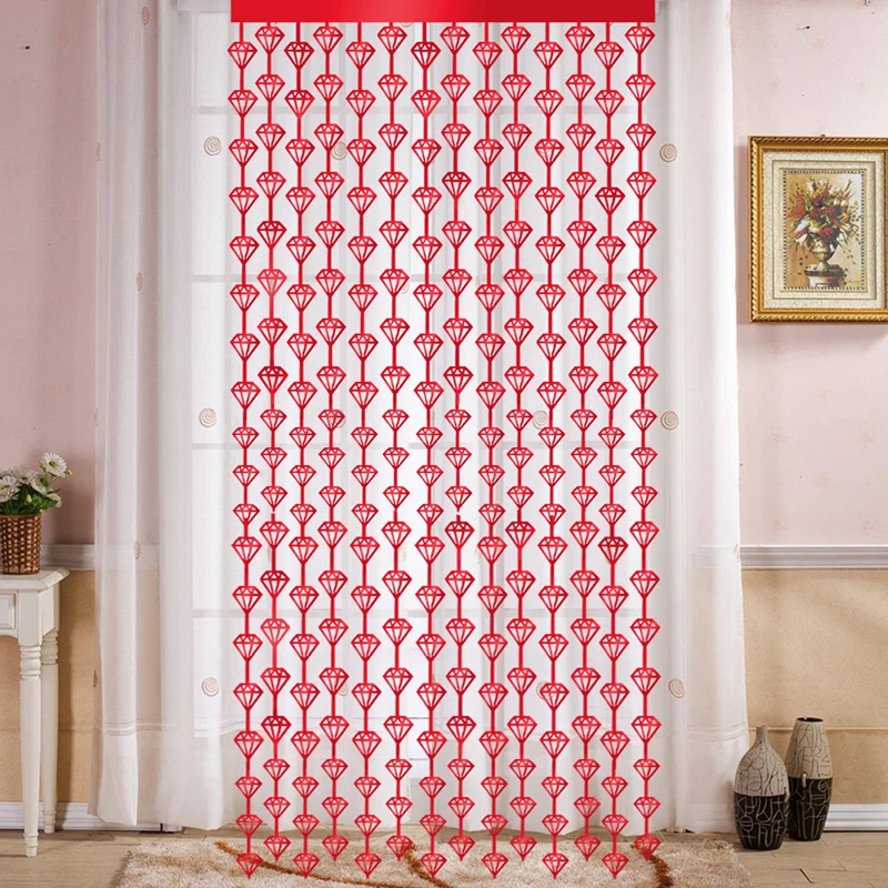 

1*2M Rain Curtain Foil Fringe Curtain Birthday Party Diamond Decoration Solid Color Backdrop Rain Tinsel Glitter Curtain Hot