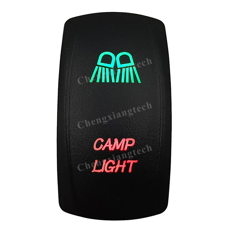 Лазерно лагерь светильник автомобиль Лодка зеленый и красный светодиод