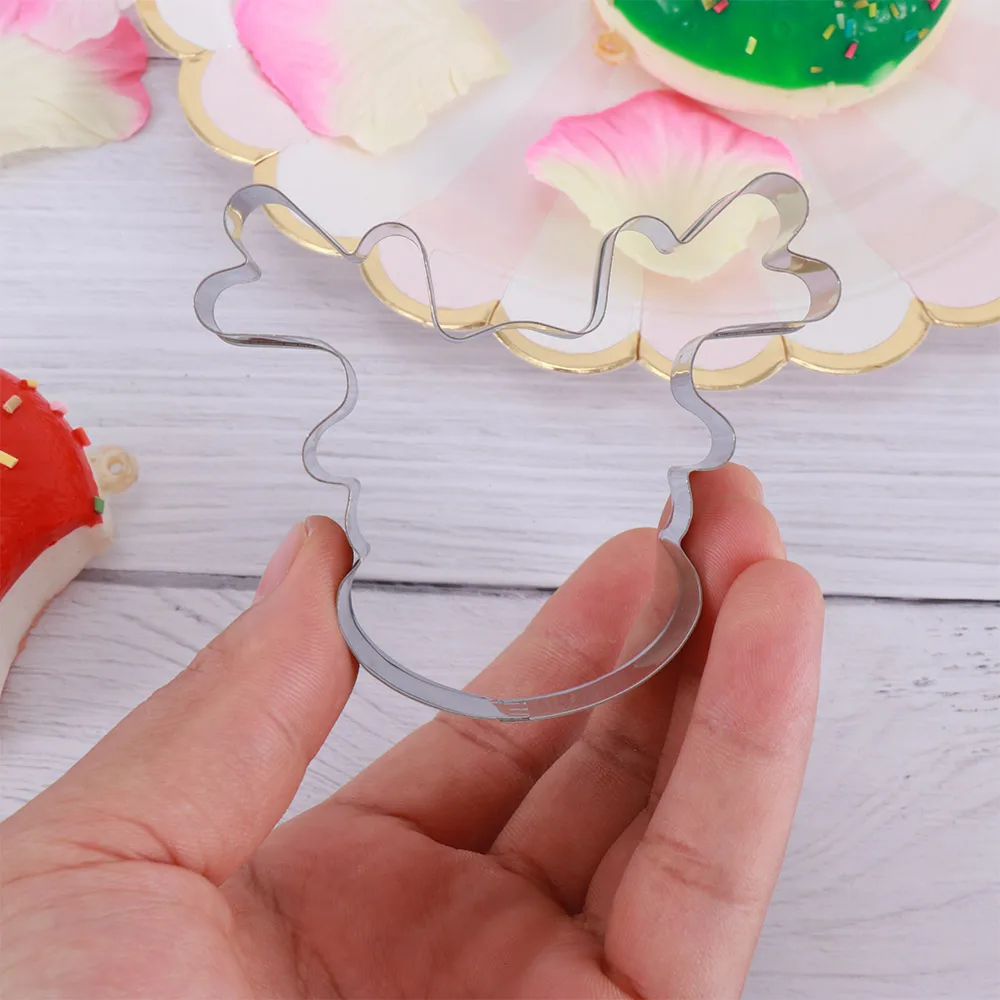 1 шт. Нержавеющая сталь голова оленя трафарет для печенья пресс-формы &quotсделай