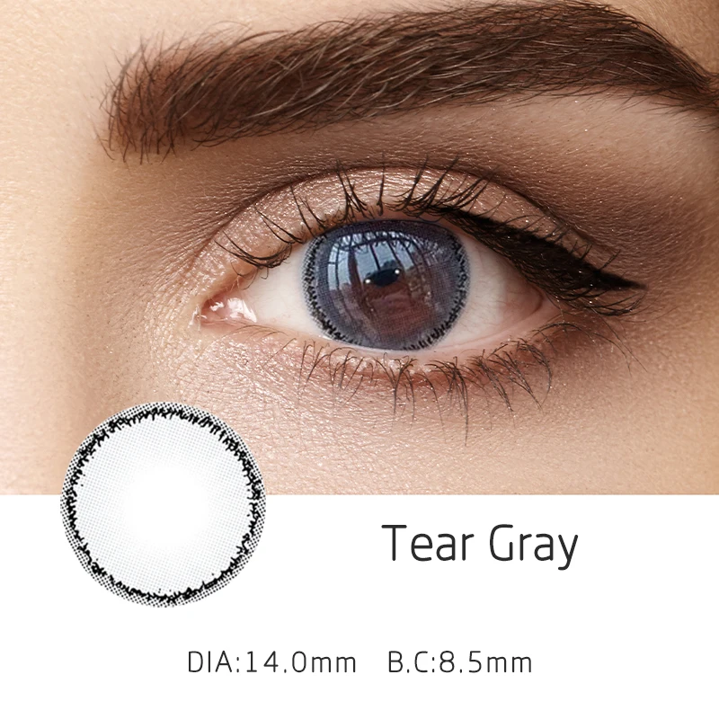 

2Pcs/pair Contact Lenses for Dark Eyes Tokyo Ghoul Cosplay Blue Green Natural Color Big Eyes Wholesale Halloween Cosmetic Lens