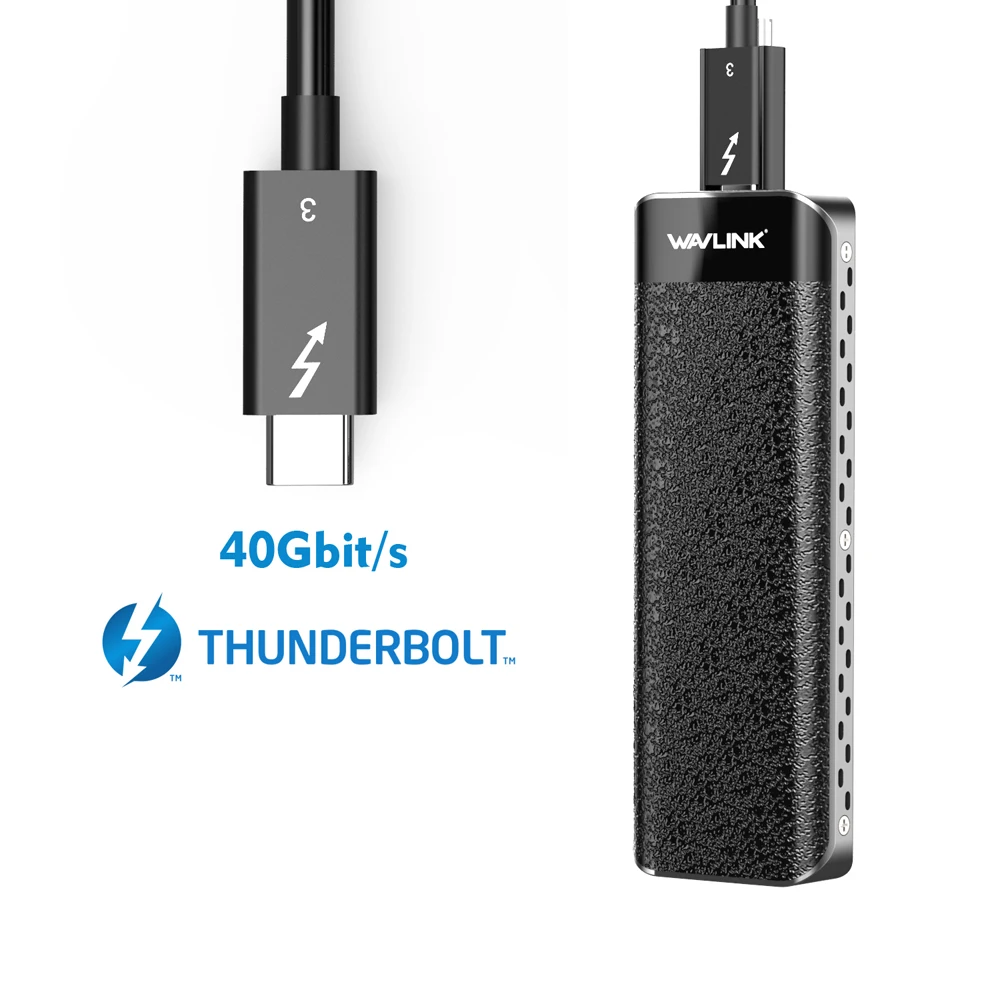 Intel Сертифицированный Thunderbolt™3 NVME внешний SSD usb type-C 40 Гбит/с отличное рассеивание для microsoft Windows& Mac OS Wavlink