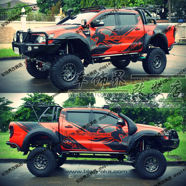 

Автомобильные наклейки для Ford Raptor F-150, модифицированные автомобильные наклейки для пикапа, персонализированные цветные наклейки