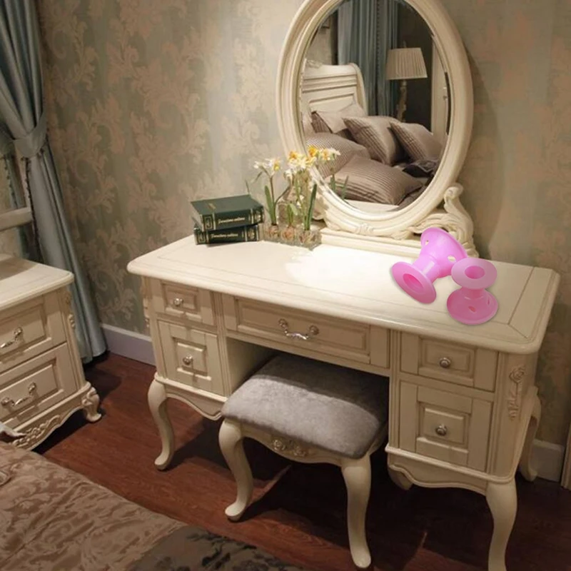 20 шт. розовой ic катушки для волос без зажима горячего силикона бигуди