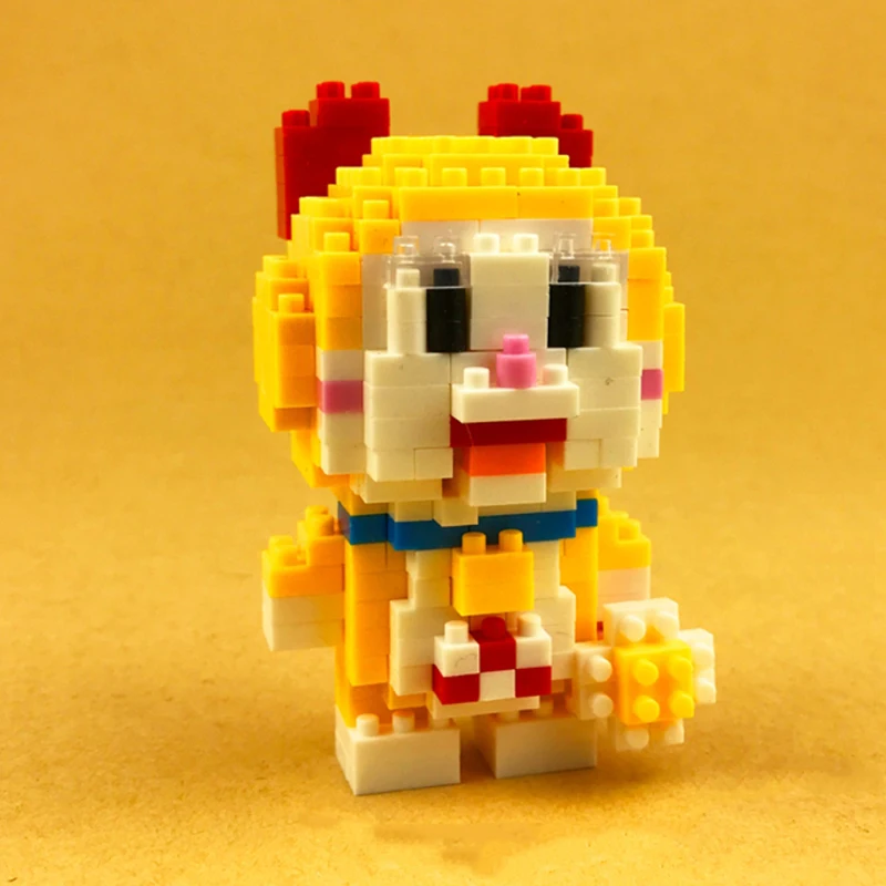 Boyu 7005 Аниме Doraemon Dorami Cat Robot Animal Pet 3D модель DIY Мини Алмазные блоки кирпичи игрушки