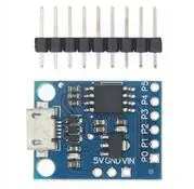 Синий черный TINY85 Digispark Kickstarter микро макетная плата ATTINY85 модуль для Arduino IIC IEC USB