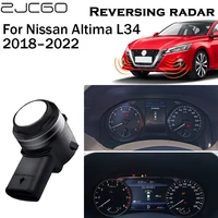zjcgo original sensors car parking sensor assistance backup radar buzzer system for nissan altima l34 2018 2019 2020 2021 2022