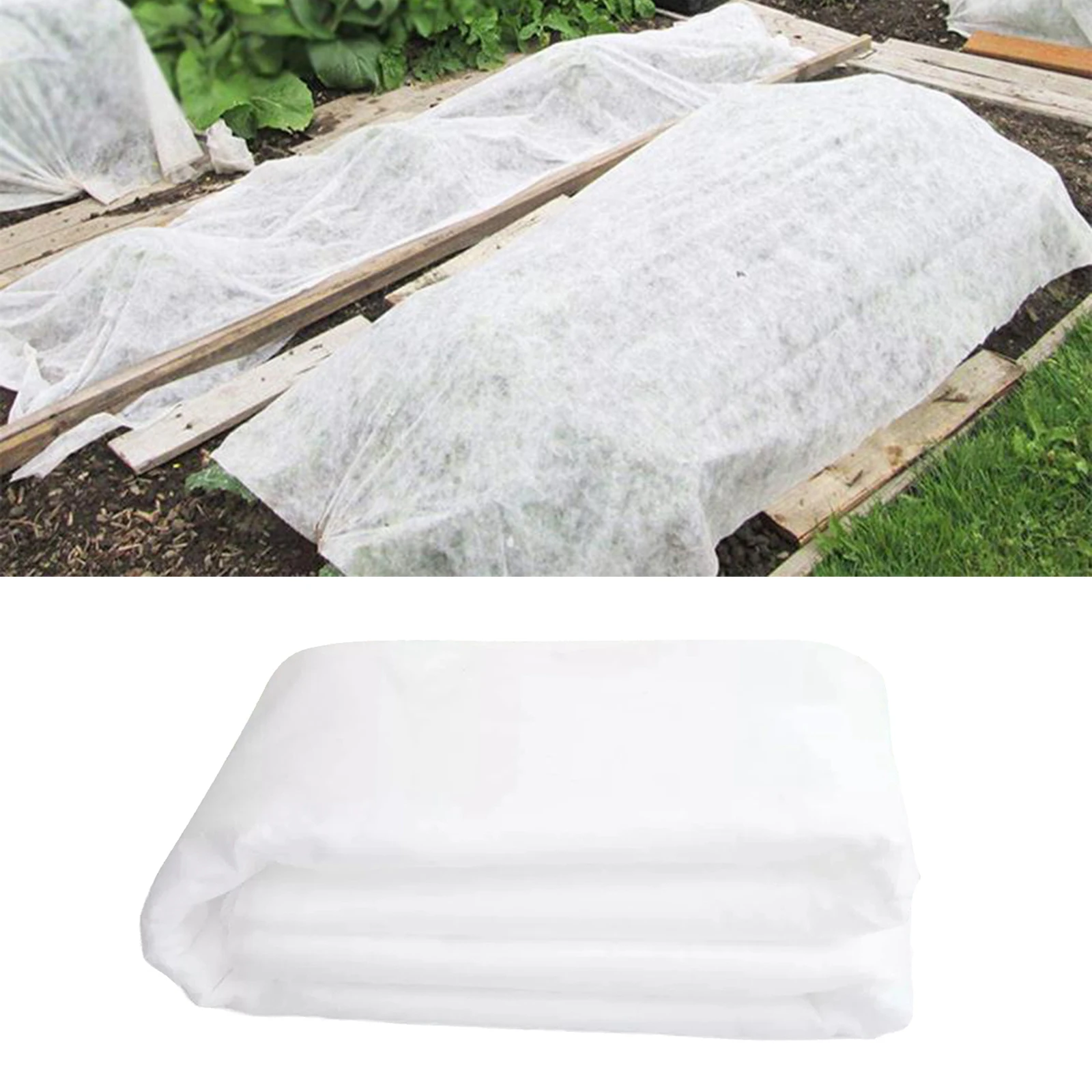 

9x1.6m Garden Plant Cover Cold Winter Outdoor Vegetable Fruit Flower Anti Frost Covers Blanket 3 kinds of thickness