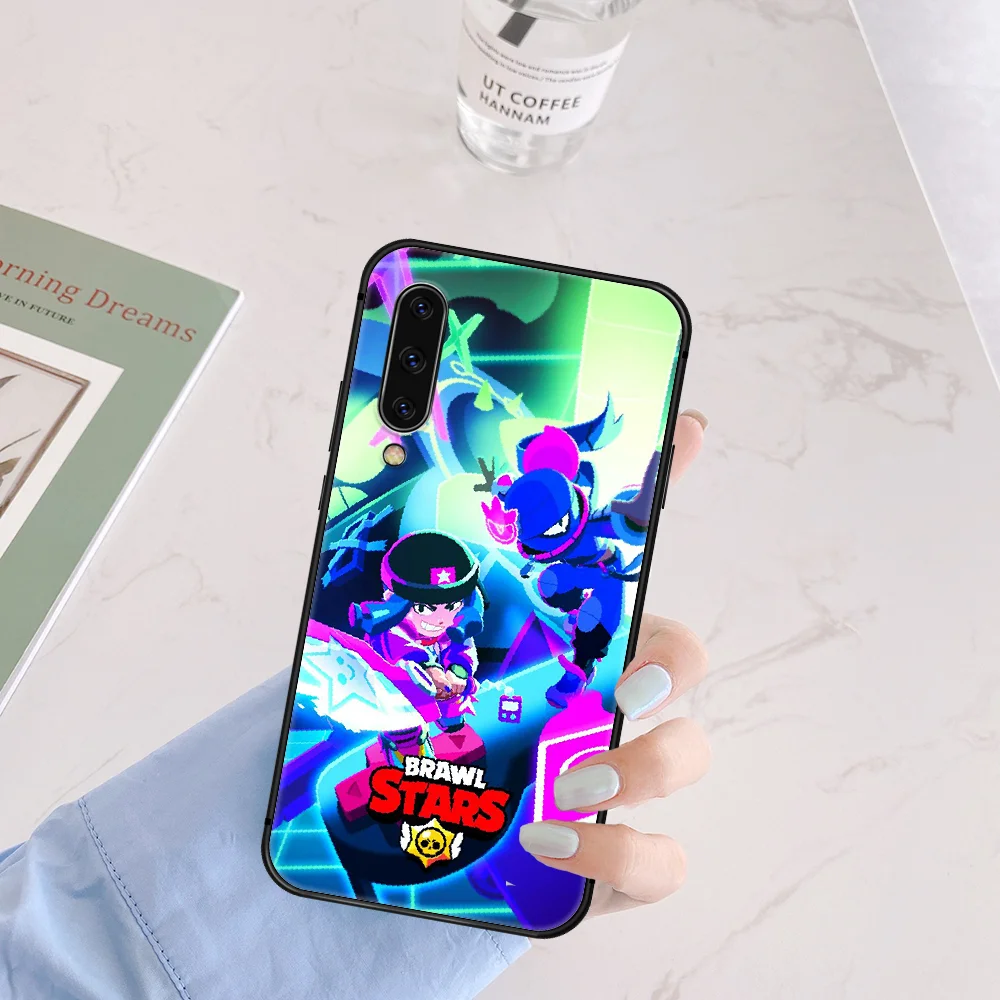 

Cartoon Stars Crow Leon Game Phone Case Cover For Samsung Galaxy A7 8 10 20 20e 21 30 30S 31 41 50 50S 51 70 71 91 black