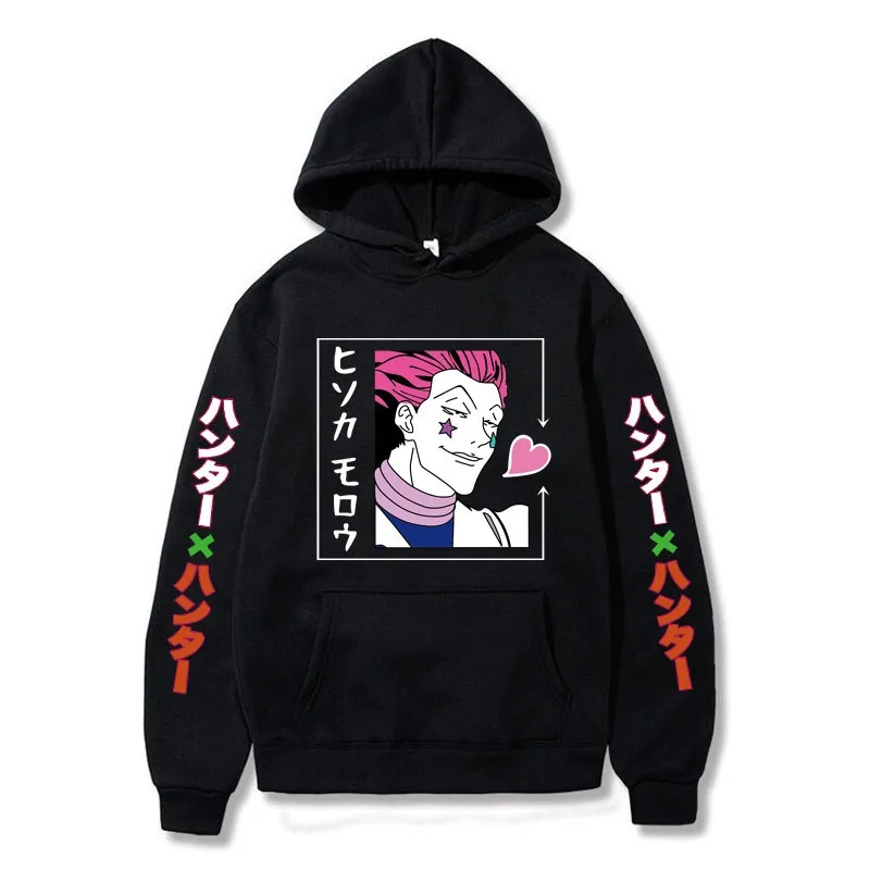 

Kawaii Hunter X Hunter Hoodies Men Women Long Sleeve Sweatshirt Killua Zoldyck Anime Manga Hoodies Bluzy Tops Clothes