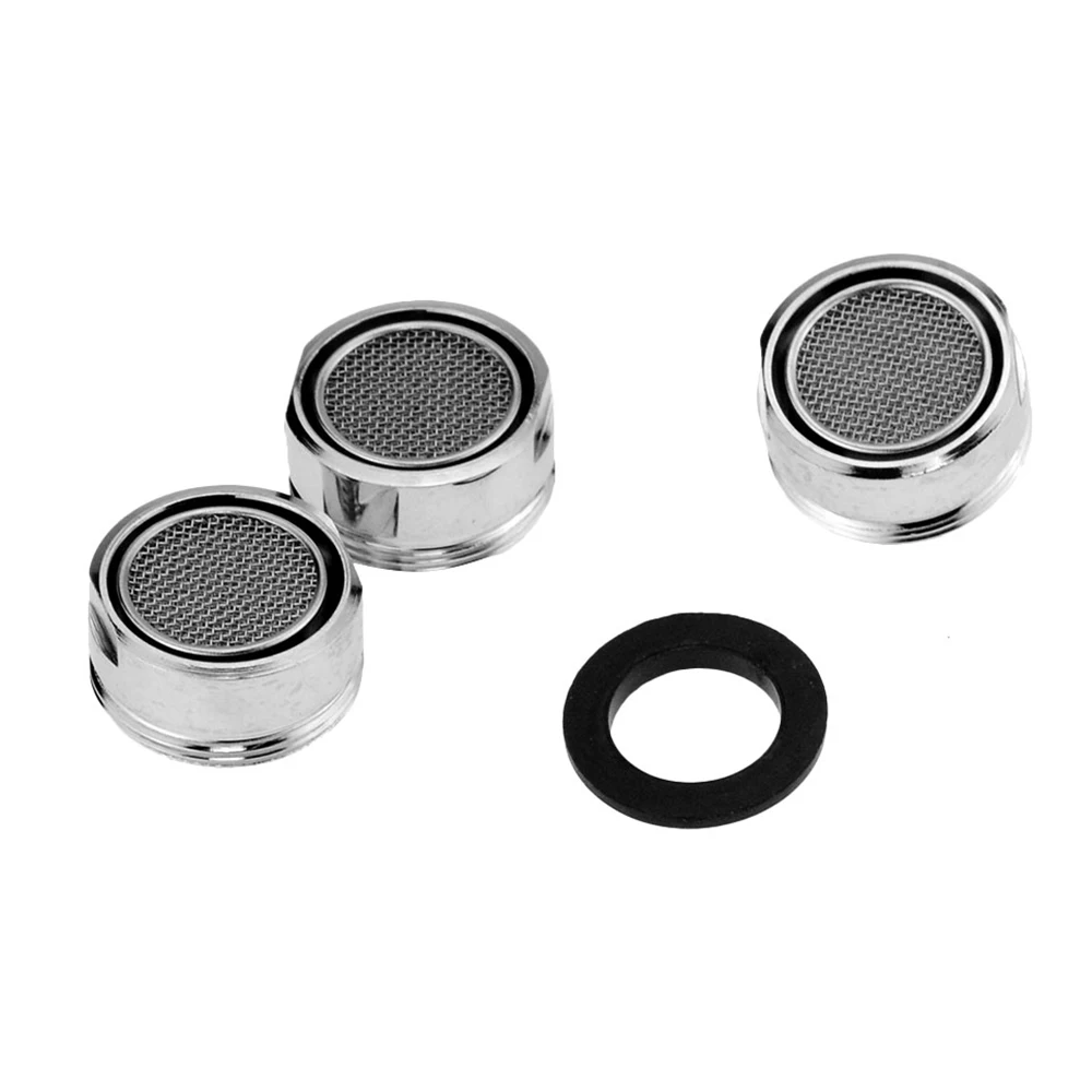 

3 / 5Pcs Sets Faucet Bubbler Inner Core Filter Mouth Foamer Splash-proof Bubbler 24 Outer Teeth Water Saver Mesh Port water tap