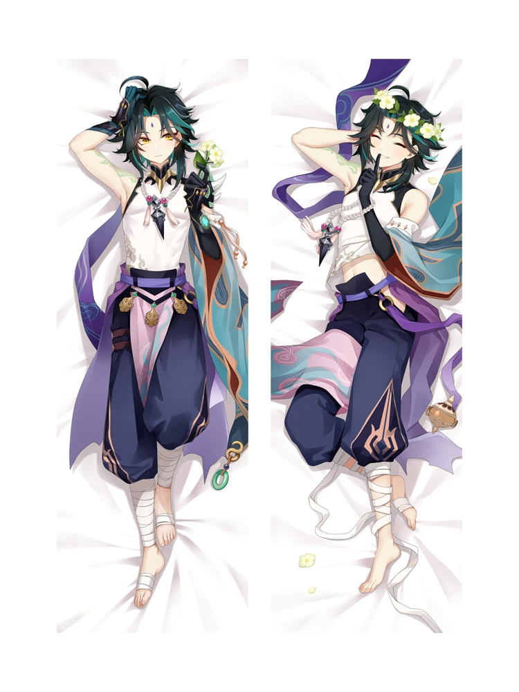 Новый дизайн Genshin Impact Xiao Dakimakura мужской Подушка-отаку чехол Kinsen Подушка Чехол -