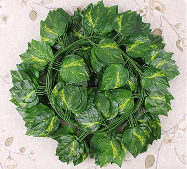 

Simulation grape leaf false flower vine vine leaf green leaf water pipe ceiling decoration plastic green rose leaf