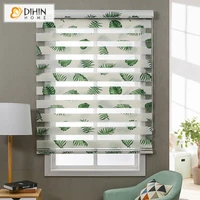 new 19 patterns fashion zebra blinds double layer roller shades customized curtains cut to your size free shipping
