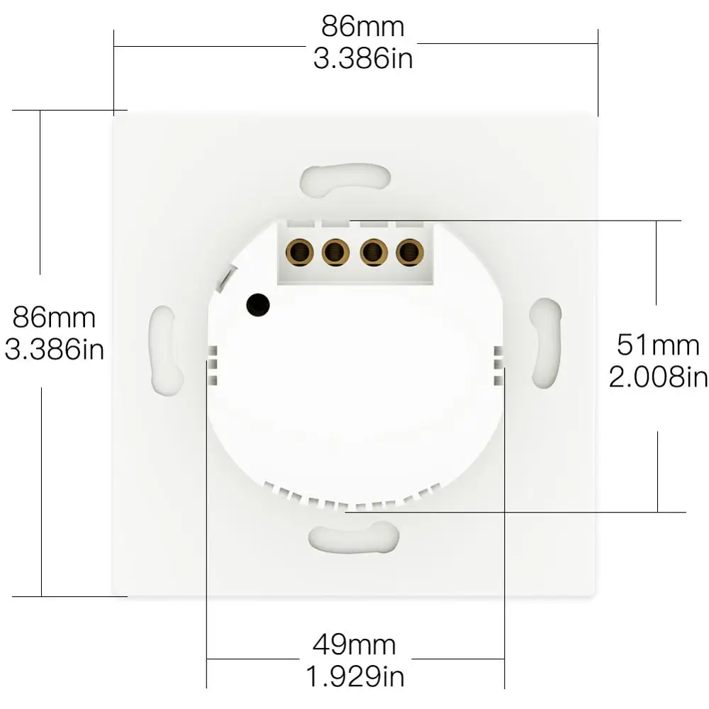 

Smart Touch Switch Wifi Light Switch EU 1 2 3 Gang RF Tuya App Voice Wireless Remote Control Works with Alexa Google Home