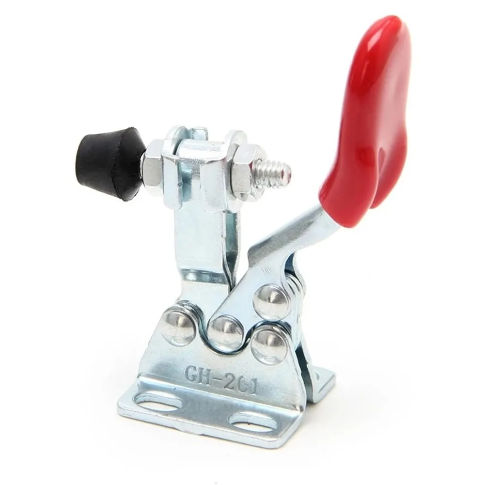

4pcs GH-201 Horizontal Toggle Clamp Quick-Release Hand Clip Tool For Woodworking