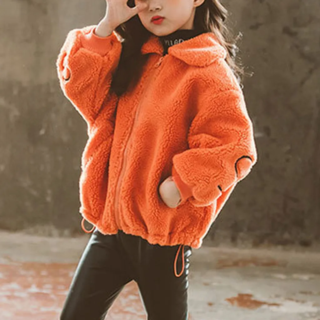 Детские пальто куртка для маленьких девочек с длинными рукавами зимние