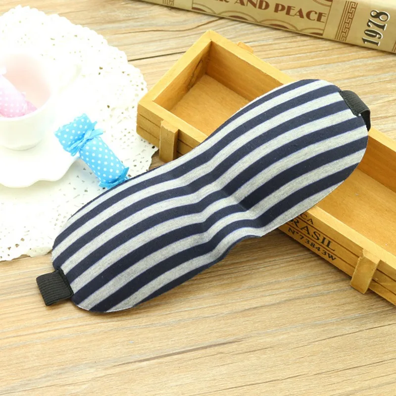 grey stripe Новая 3D маска для сна, маска для глаз, повязка на глаза, светильник для сна, повязка на глаза, пена с эффектом памяти, расслабляющая - Цвет: grey stripe