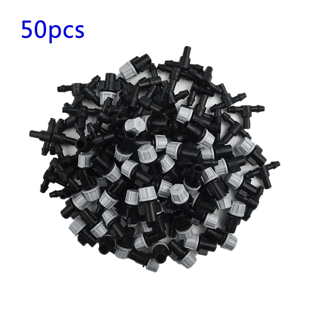 Water-Saving Micro flow drip head Hose Set Nozzle Garden Greenhouse Irrigation System 1/4\&quot | Дом и сад