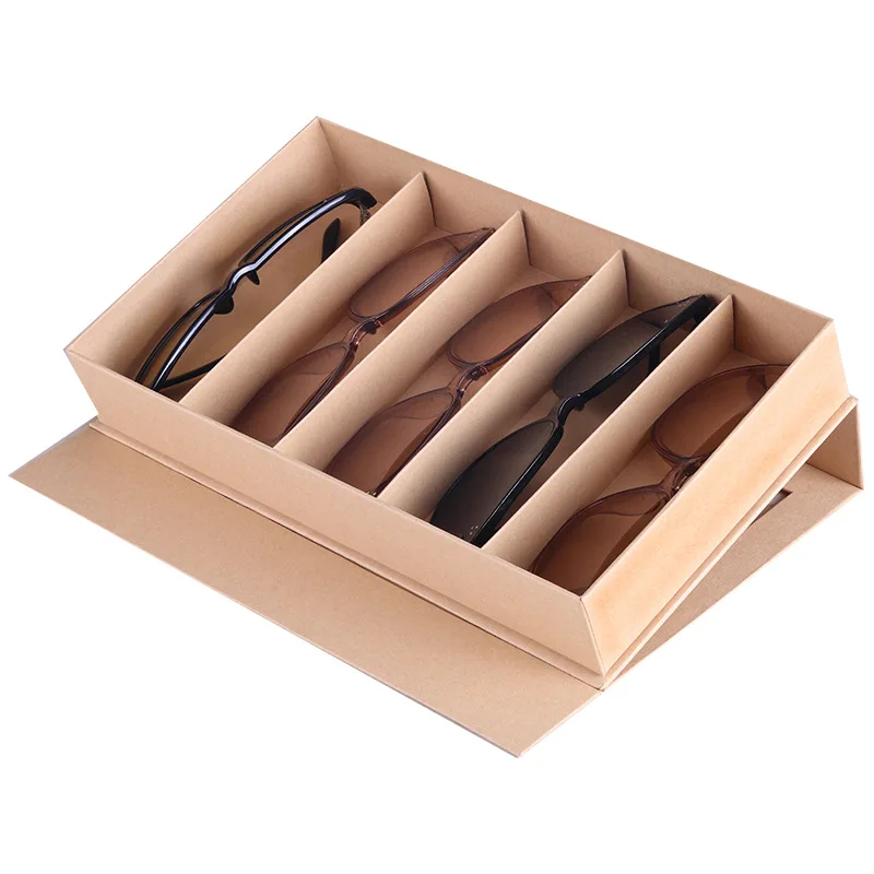 

Портативный органайзер для очков, с 5 отделениями