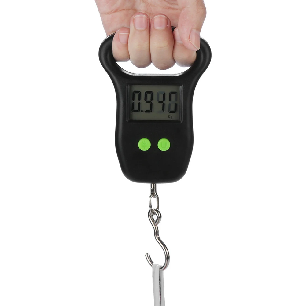 Mini Portable Digital Scale Electronic Handheld Kitchen Scales Suitcase Luggage Fish with Backlit LCD Display |