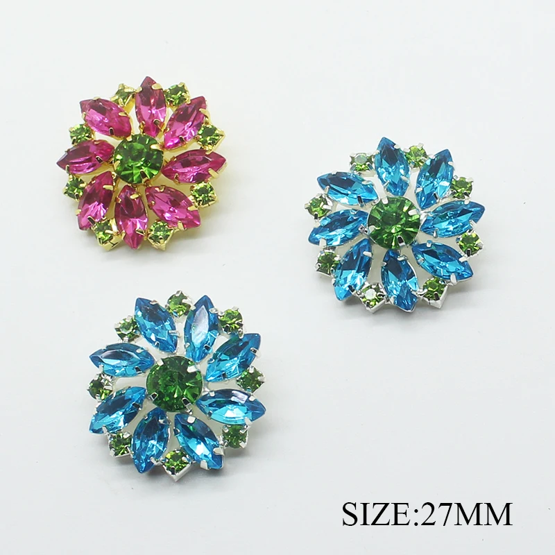 Стразы с металлическим хвостовиком для шитья и скрапбукинга свадебных платьев 5