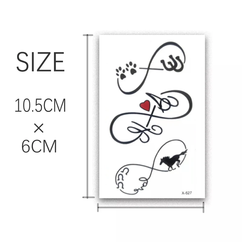 Temporary Waterproof Tattoo Stickers, Lip Prints, Caricatures, Girl Fake Tattoos, One-Time Decoration, Male And Female Body Art