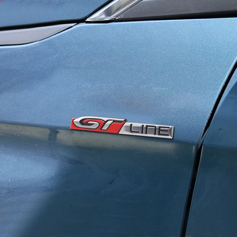 Для peugeot 208 308 508 3008 5008 GT Line аксессуары Внешняя Автомобильная эмблема наклейка s Наклейка отделка заднего багажника