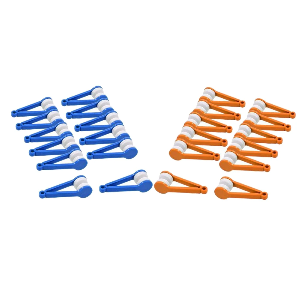

24Pcs Microfiber SunGlasses Eyeglasses Spectacles Cleaner Brush Cleaning Tools