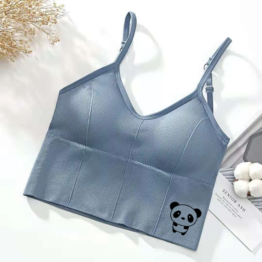 U-образный бюстгальтер на спине топ-труба женский укороченный топ пикантное