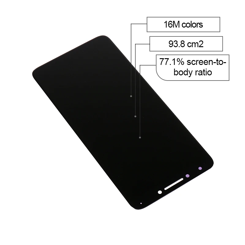Черный lcd for Alcatel 7 6062 OT OT6062 ЖК дисплей Дисплей + Сенсорный экран Digitizer Ассамблеи