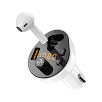 car bluetooth fm transmitter headset mp3 car charger quick charge qc3 0 play modern stylish fast charging car charger for g57