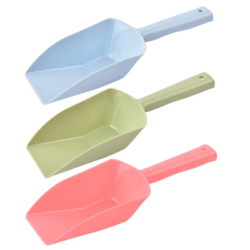 Совок для корма собак и кошек пищевой совок большая емкость утолщенная ложка с