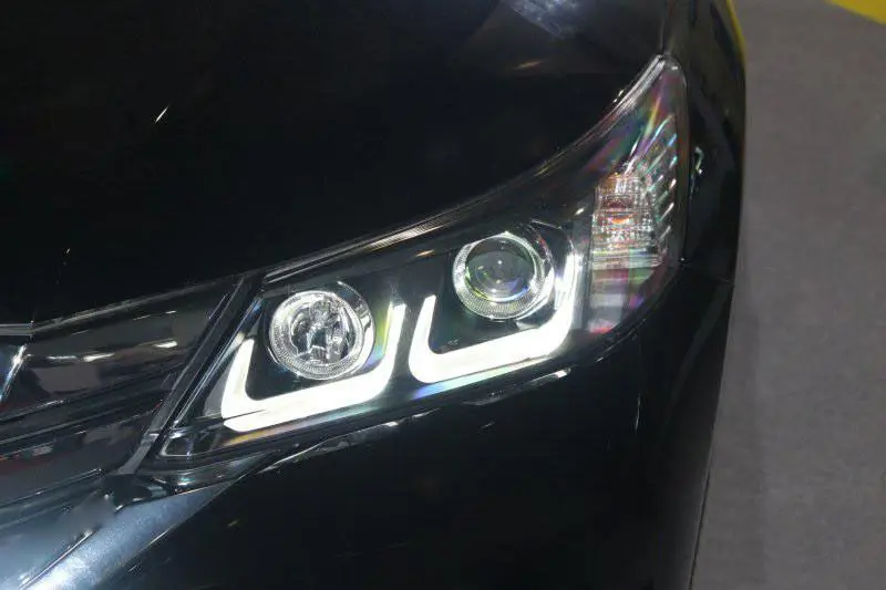 

Car Head Lamp for Honda Accord 2013 2014 2015 2016 LED Headlight Auto Double U-style Bi-xenon Projector Headlight Assembly