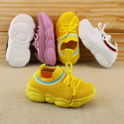 

Kids Shoes Anti-slip Soft Rubber Bottom Baby Sneaker Casual Flat Sneakers Shoes Children Girls Boys Sports Shoes