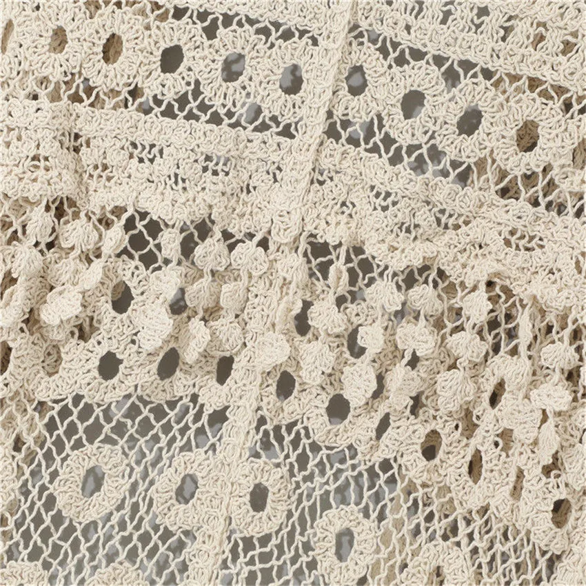 Женский вязаный кардиган в стиле бохо