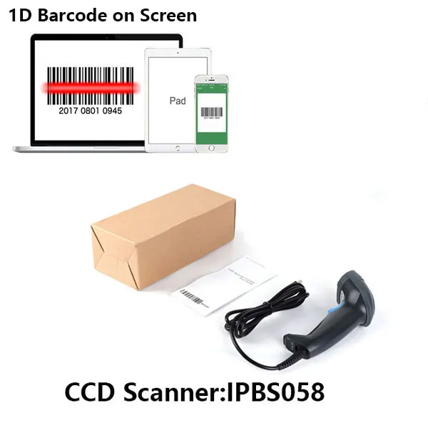 IPBS058 ISSYZONEPOS 1D 2D сканер штрих-кода проводной USB Считыватель Штрих-Кода Windows/Mac/Linux супермаркет/книжный магазин/логистический сканер кода - Цвет: IPBS058