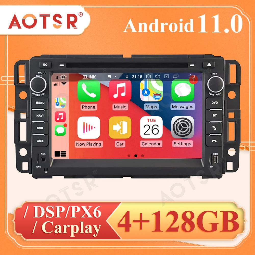 

DSP IPS 8Core 7''Android 10.0 4GB 64G Car Player For Hummer H2 2008 2009 2010 2011 CarPlay Bluetooth GPS Autorad