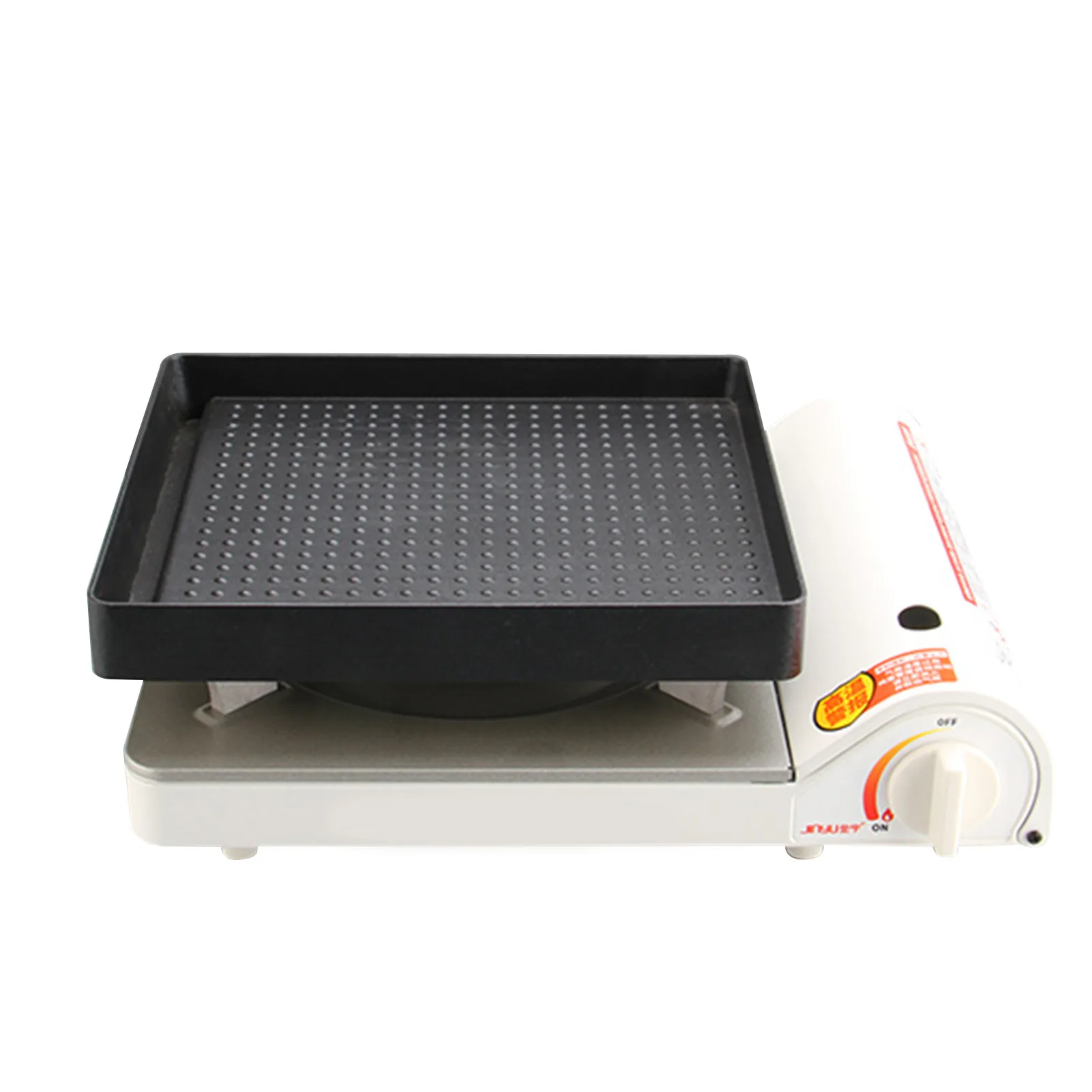 

BBQ Grill Pan Outdoor Barbecue Grill Pan Rectangle Non-Stick Grill Cookware BBQ Tray Outdoor Smokeless Barbecue Plate