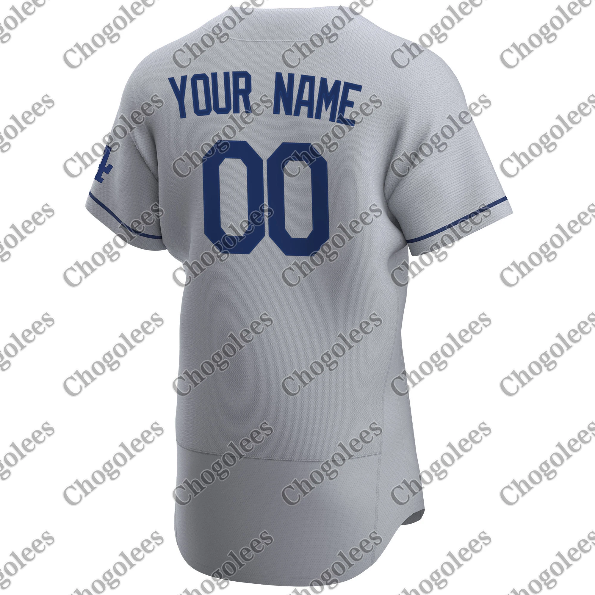 

Baseball Jersey Los Angeles 2020 Road Custom Jersey - Gray