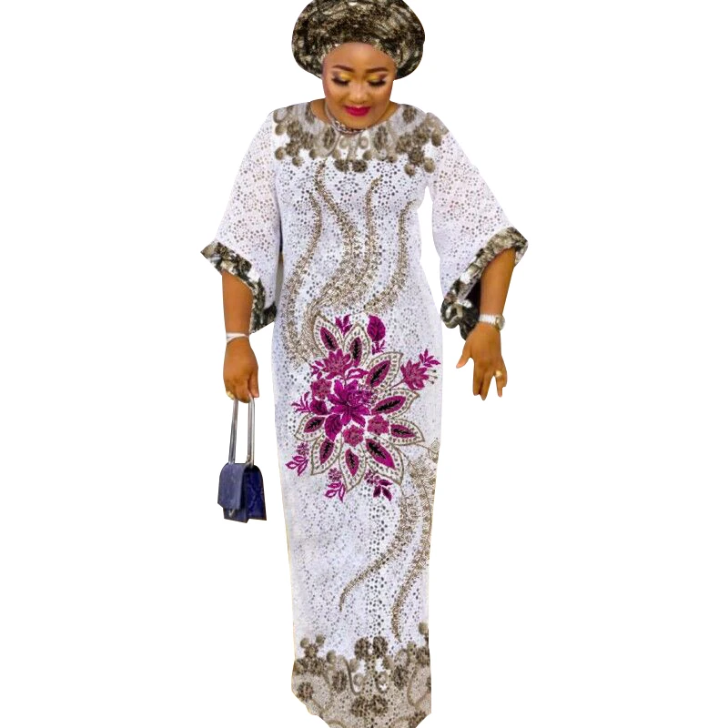 Весна-Осень африканская одежда платье с длинным рукавом африканские платья для
