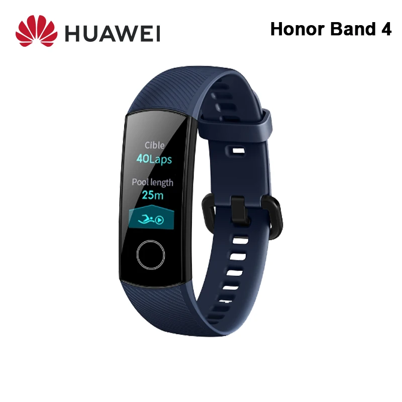 Оригинальный Смарт браслет Honor Band 4 Band4 0 95 ''цветной AMOLED сенсорный экран в