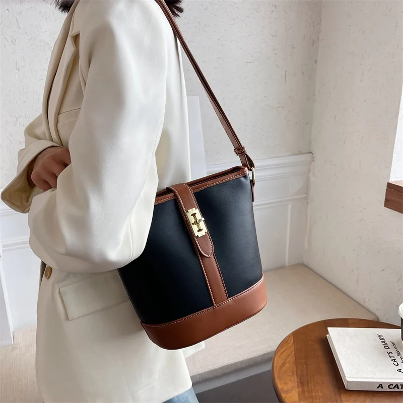 

Женская сумка-мешок Ansloth, модная Ретро сумка через плечо, вместительная сумка на плечо, женская дизайнерская Простая Сумка-тоут 2022 HPS1264