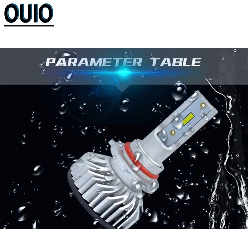 2 шт. H4 Led F2 со светодиодными кристаллами головной светильник лампы на 12В