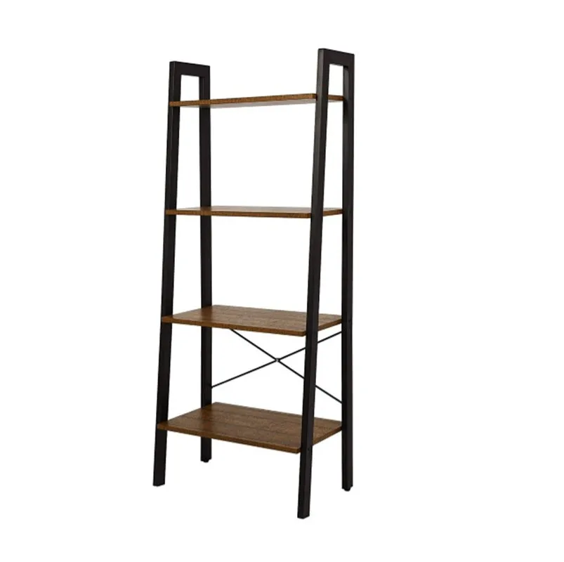 Книжная полка с 4 ярусами угловая полки для ванной так и промышленного хранения