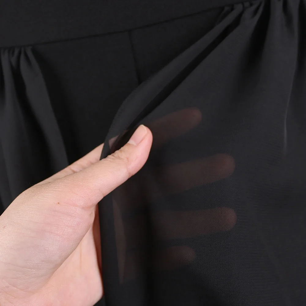 

Summer New Round Neck Sleeveless Splicing Chiffon High Waist Jumpsuit Fashion Commute Oversize Wide Leg Pants 2021 Women's