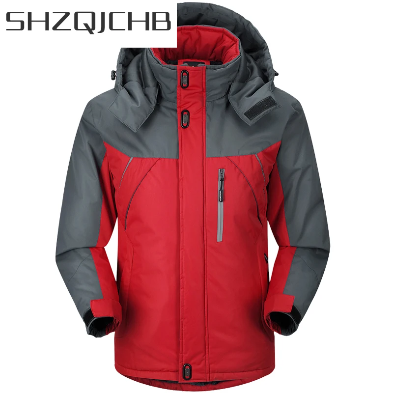 

SHZQ модные куртки 2021 парки зимняя куртка мужские толстые теплые пальто Верхняя одежда ветрозащитное пальто мужские пальто LWL628