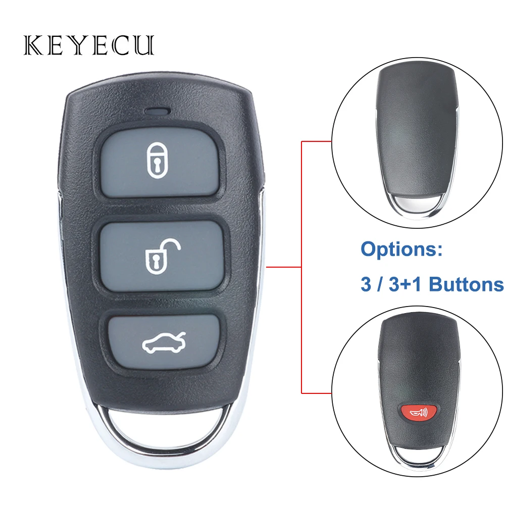 Запасной пульт дистанционного управления Keyecu для автомобильного ключа чехол 3/ 3 +